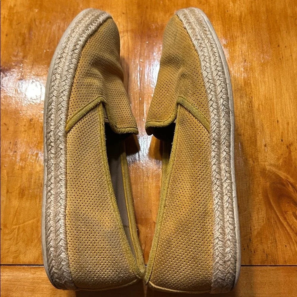 Boho Chic Clarks Azella Cushion Soft Yellow Granola‎ Espadrille Flats 9.5